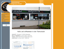 Tablet Screenshot of fahrschulteam-hofgeismar.de